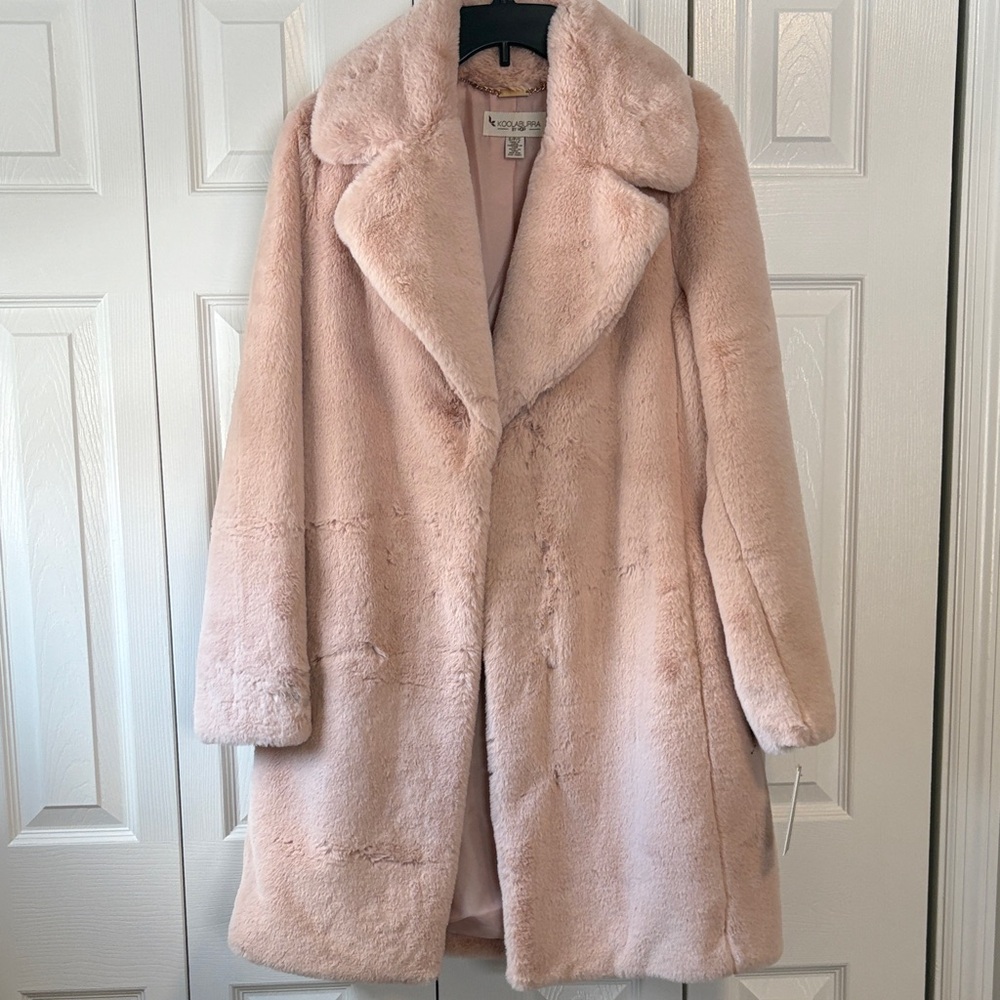 Koolaburra by Ugg Faux Fur Pink Teddy Jacket